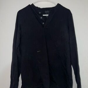 Croft & Barrow Charcoal Henley Shirt